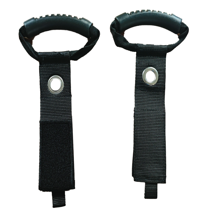 heavy duty plastic carrying storages nylon hook and loop strap with handle hook and loop fastener hanging strap
